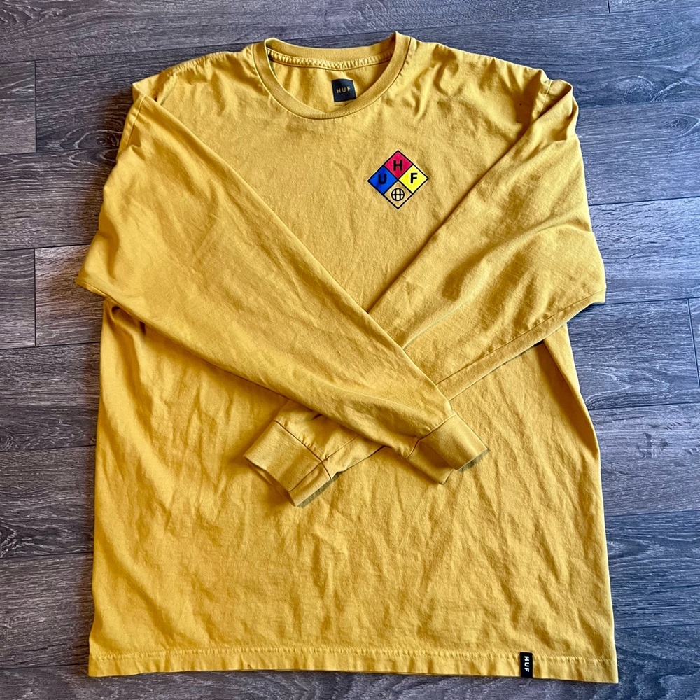HUF Yellow long sleeve t-shirt